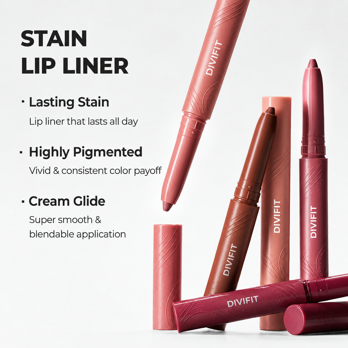 Easy Glide Lip LinerCreamy, Blendable Color with Smooth Application, Summervibes