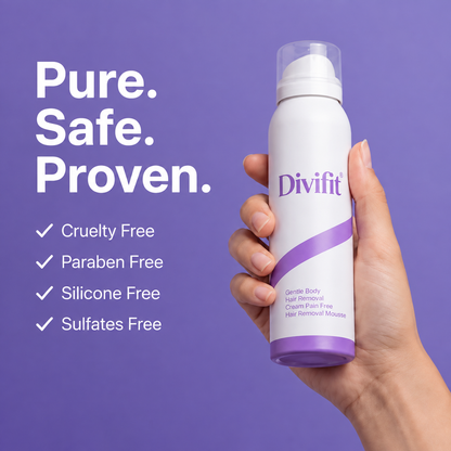Divifit Bikini Pain-Free Hair Removal Cream for Sensitive Skin