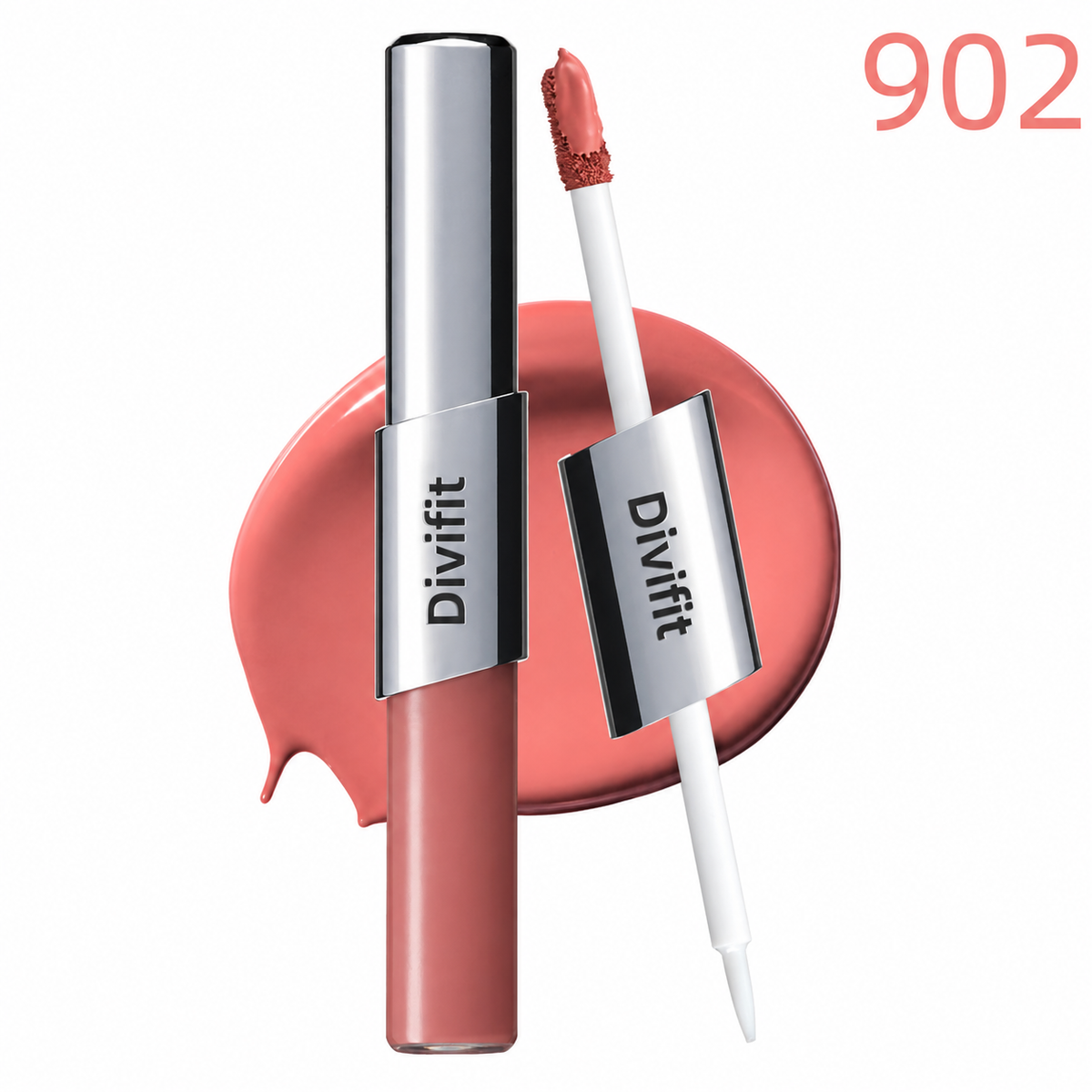 Perfect Twin Lip — Dual-Ended Liquid Lipstick with Velvet Matte Color and Glossy Shine