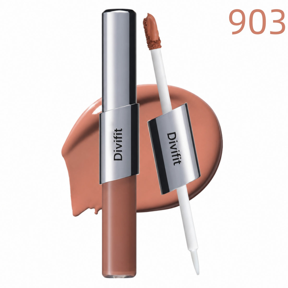 Perfect Twin Lip — Dual-Ended Liquid Lipstick with Velvet Matte Color and Glossy Shine