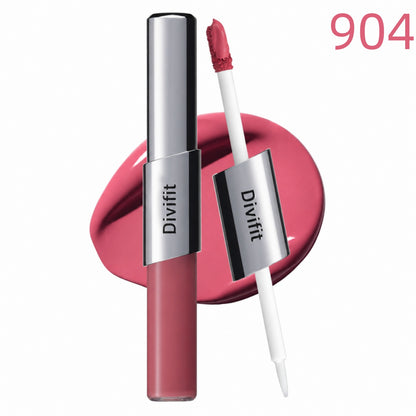 Perfect Twin Lip — Dual-Ended Liquid Lipstick with Velvet Matte Color and Glossy Shine