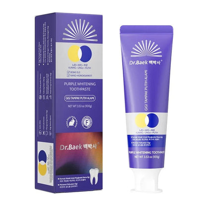 Hydroxyapatite Whitening Toothpaste – Fruit Mint Toothpaste for Sensitive Teeth, Anti-Cavity & Tartar Control (100g)