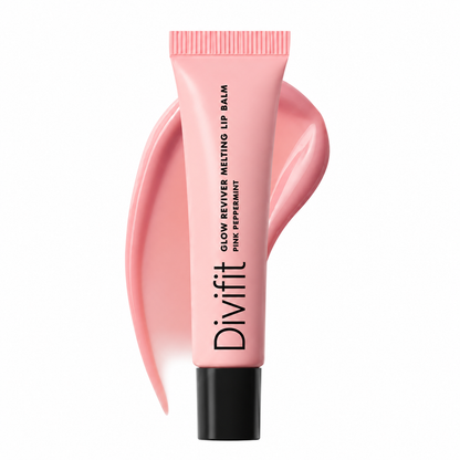 Divifit Glow Reviver Flavor Balms Lip Duo – Limited Edition Pink Peppermint & Pumpkin Glaze