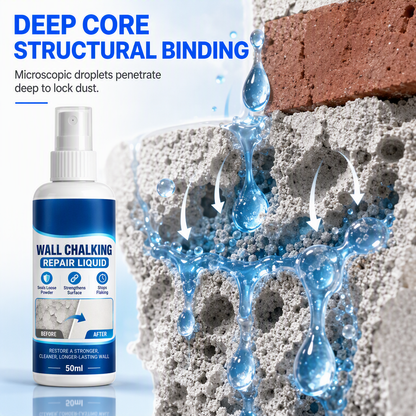 🎉 2026 HOT SALE 🏠 🧱 Wall Repair Liquid – locks chalky plaster instantly 🛠️
