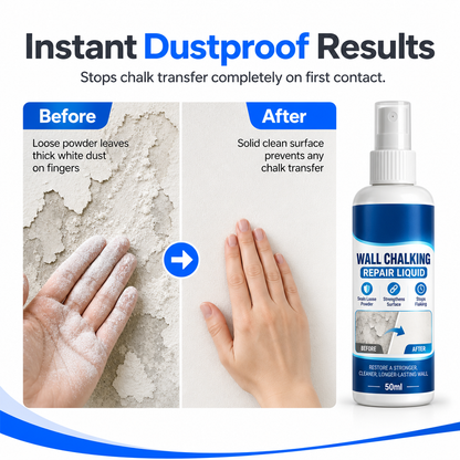🎉 2026 HOT SALE 🏠 🧱 Wall Repair Liquid – locks chalky plaster instantly 🛠️